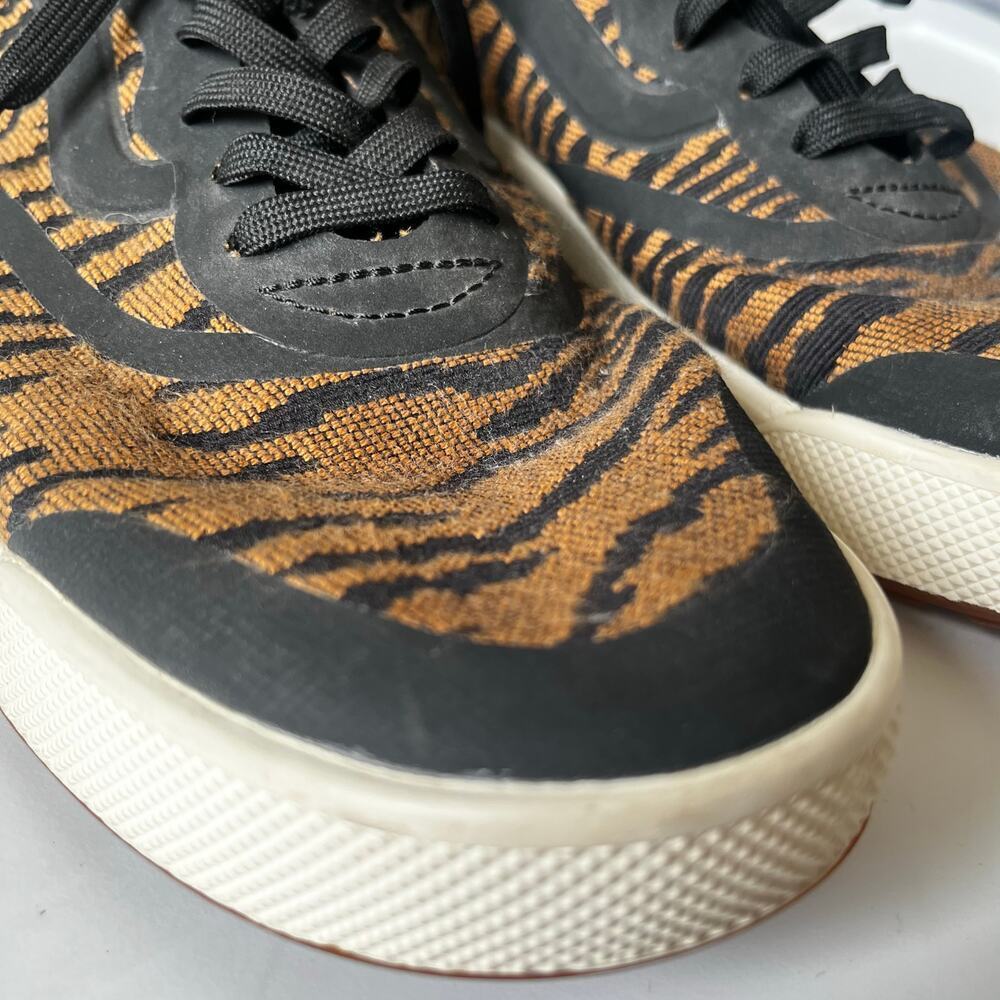 Vans UltraRange Knit Comfort Lace Up Sneaker Tiger Animal Stripes 7.5/ 9 - Picture 3 of 6